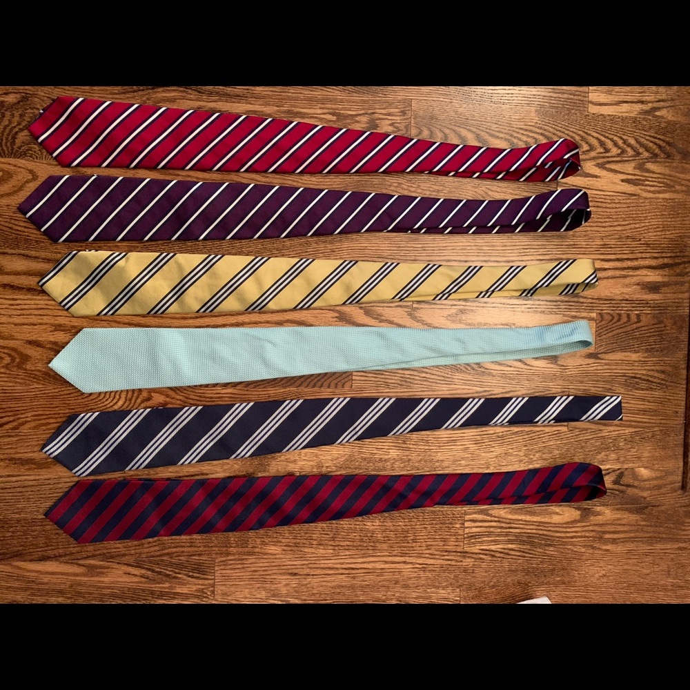 6 Brooks Brothers Ties